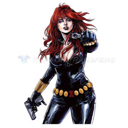Black Widow Iron-on Stickers (Heat Transfers)NO.455
